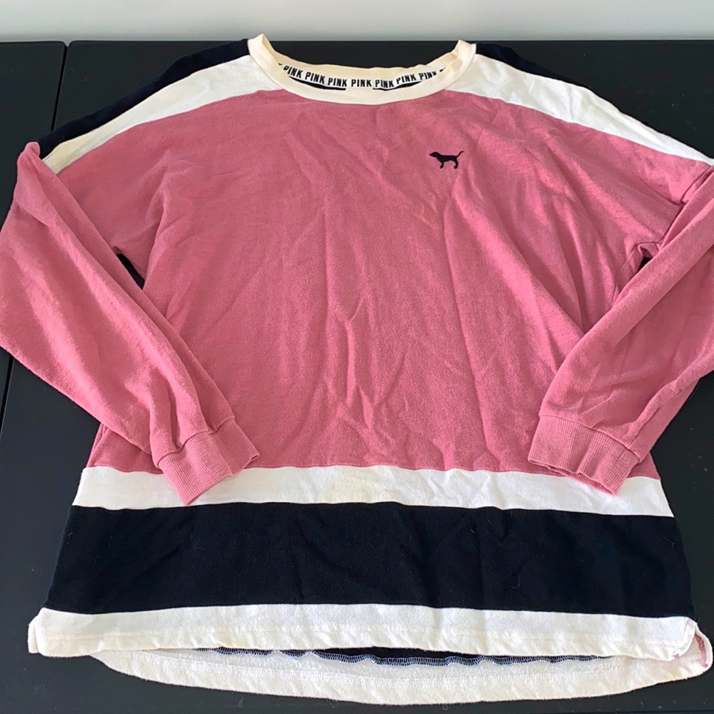 Victoria’s Secret Pink crew neck. Size large